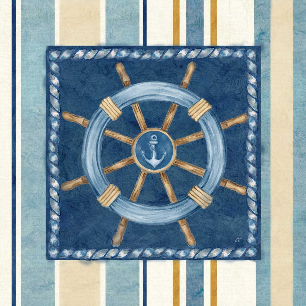 Nautical Stripe IV art print by Cynthia Coulter for $57.95 CAD