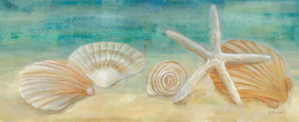 Horizon Shells Panel I  art print by Cynthia Coulter for $57.95 CAD
