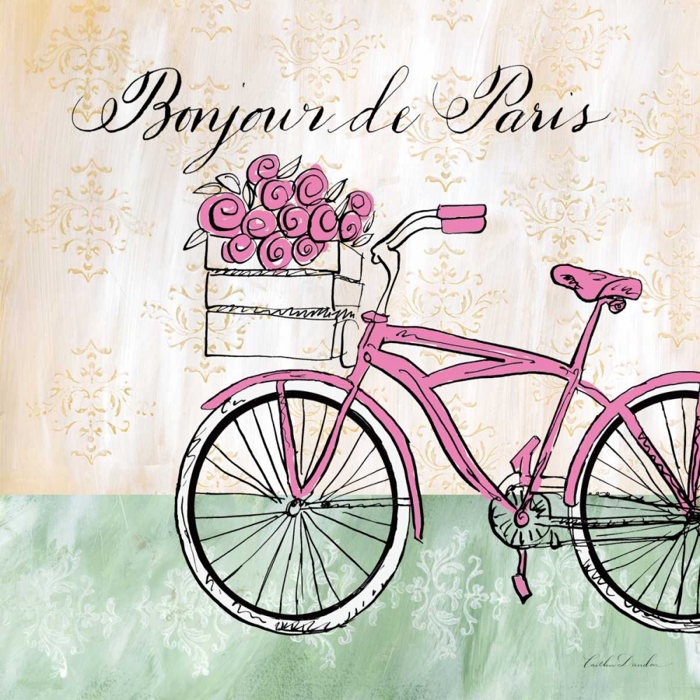 Bonjour de Paris II  art print by Caitlin Dundon for $57.95 CAD