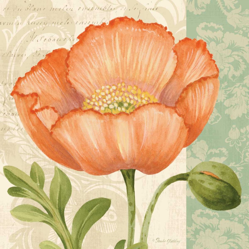 Pastel Poppies II art print by Pamela Gladding for $57.95 CAD