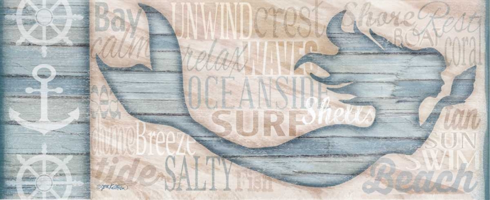 Ocean Life Mermaid art print by Jen Killeen for $57.95 CAD