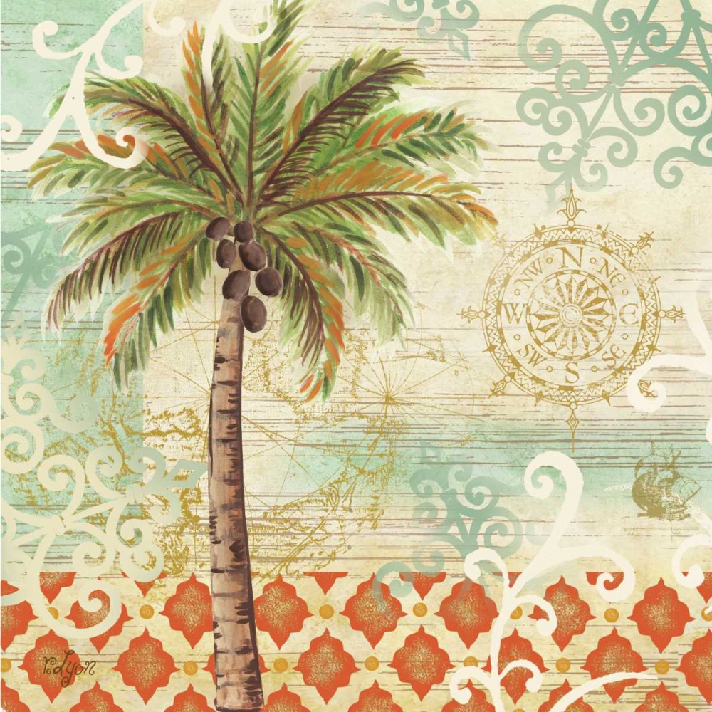 Spice Palms I art print by Rebecca Lyon for $57.95 CAD