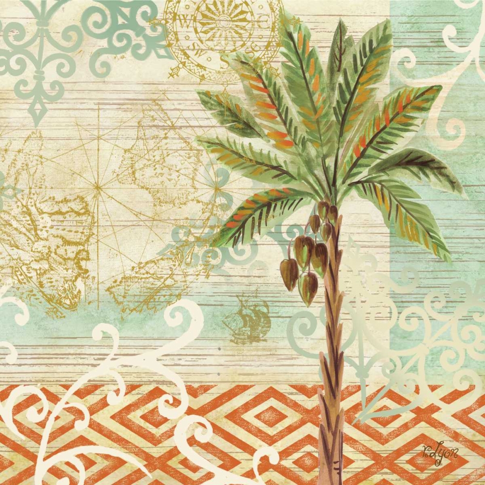Spice Palms II art print by Rebecca Lyon for $57.95 CAD