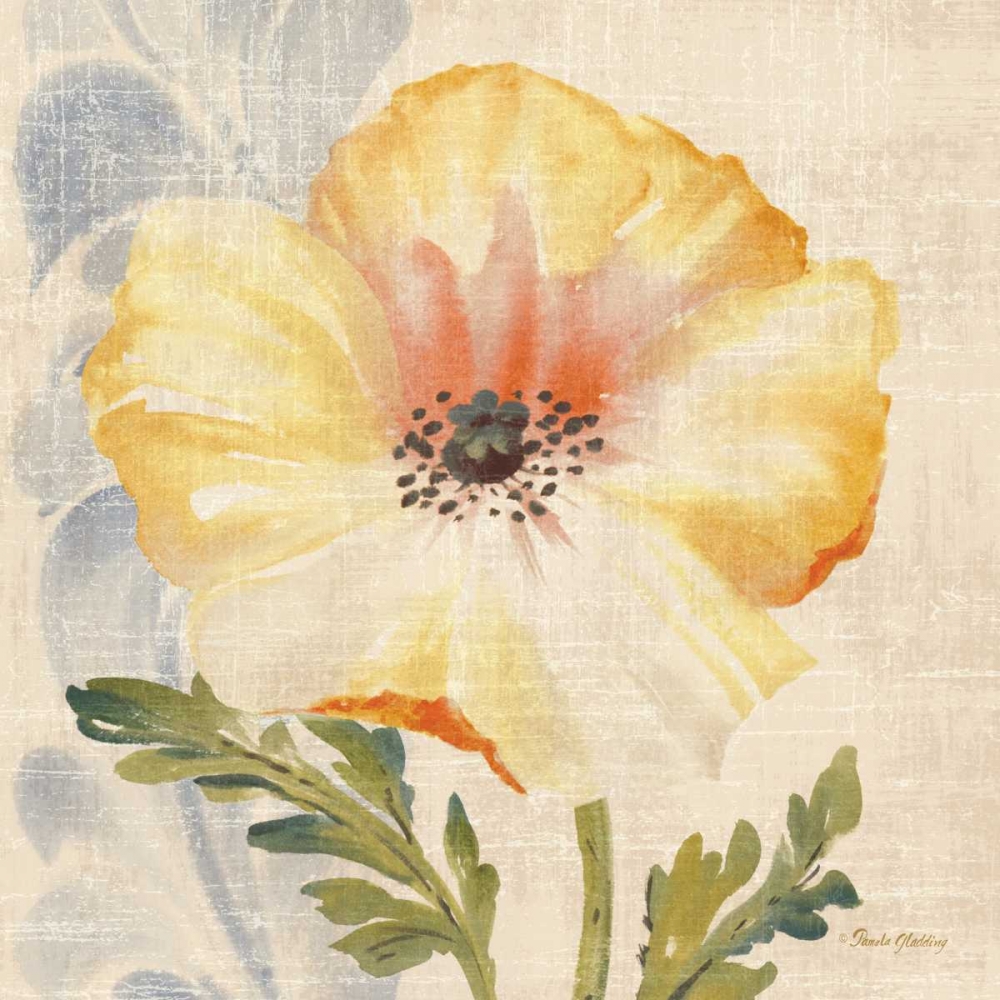 Watercolor Poppies II art print by Pamela Gladding for $57.95 CAD