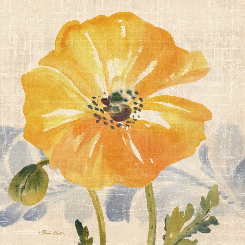 Watercolor Poppies VI art print by Pamela Gladding for $57.95 CAD
