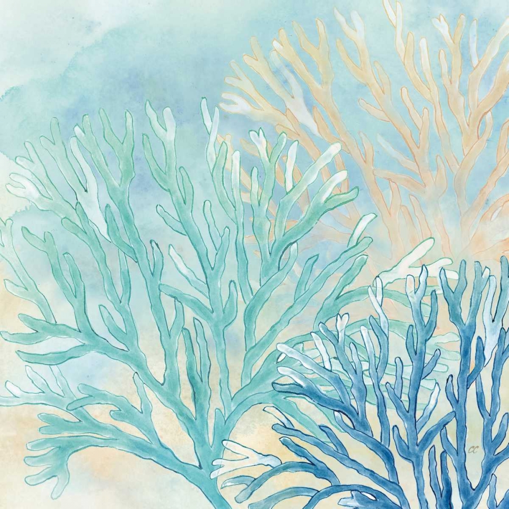 Coral Reef II art print by Cynthia Coulter for $57.95 CAD