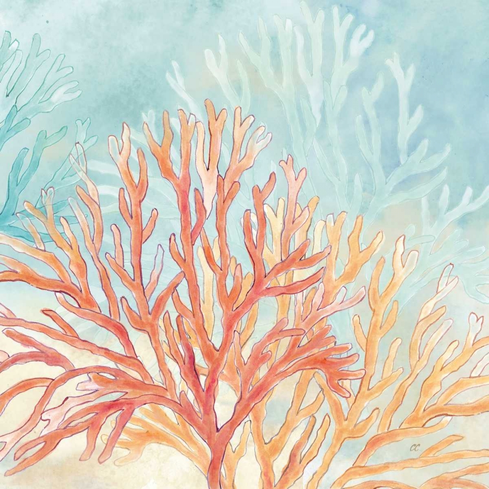Coral Reef III art print by Cynthia Coulter for $57.95 CAD