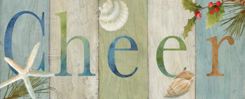 Cheer Coastal Sign II art print by Cynthia Coulter for $57.95 CAD