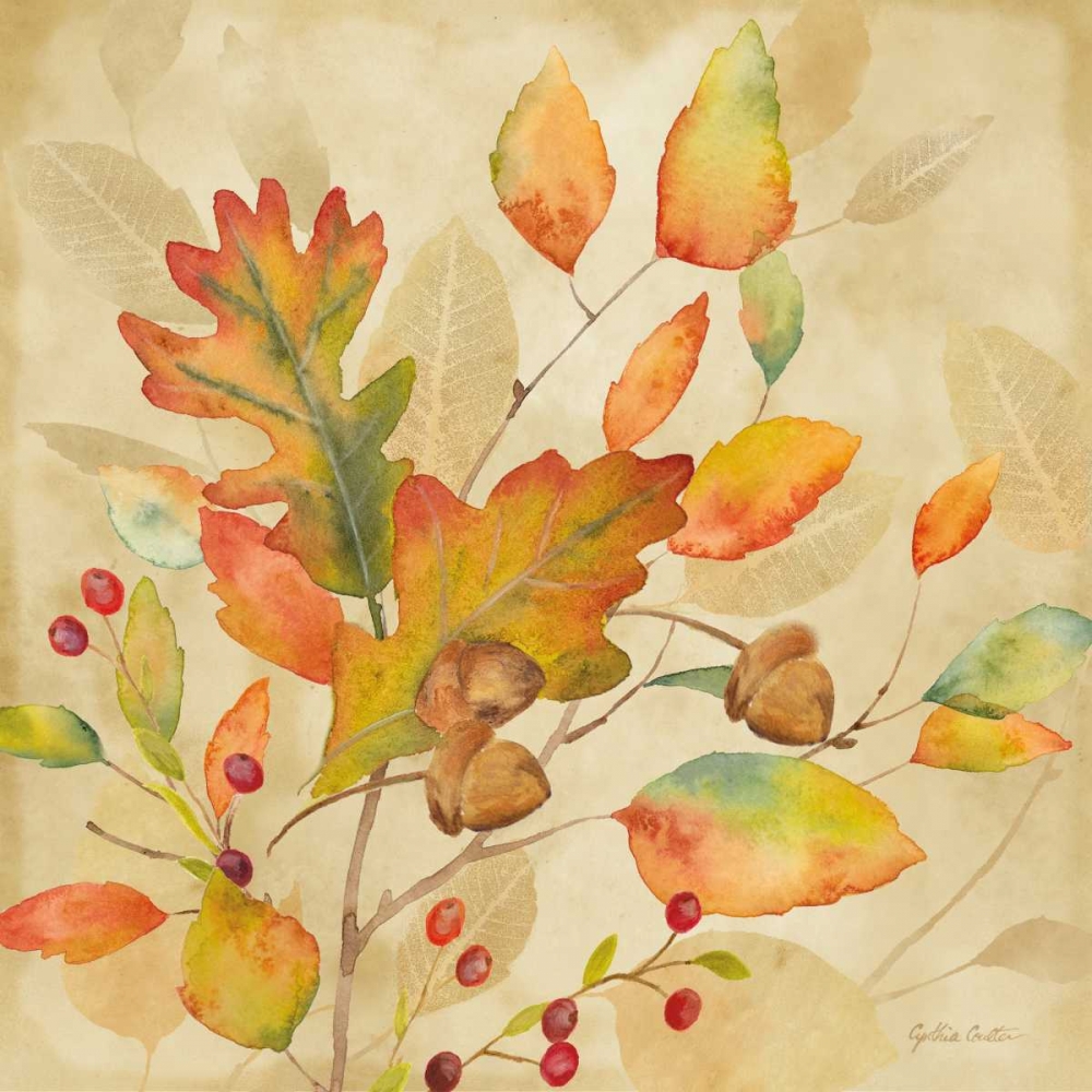 Harvest Leaves II art print by Cynthia Coulter for $57.95 CAD