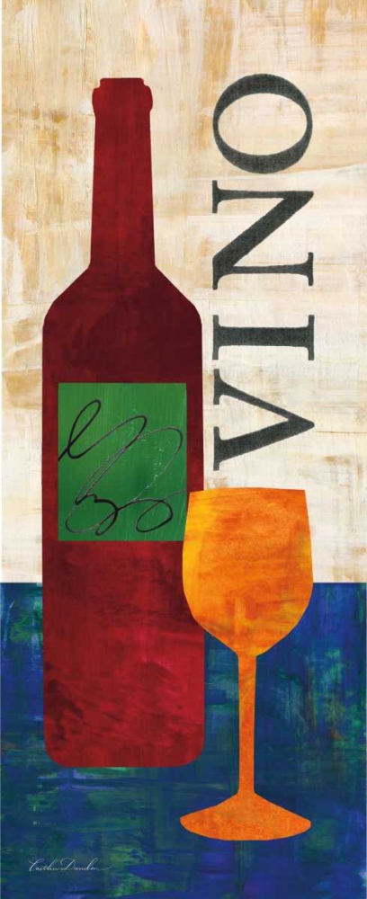 Wine and Vino I art print by Caitlin Dundon for $57.95 CAD