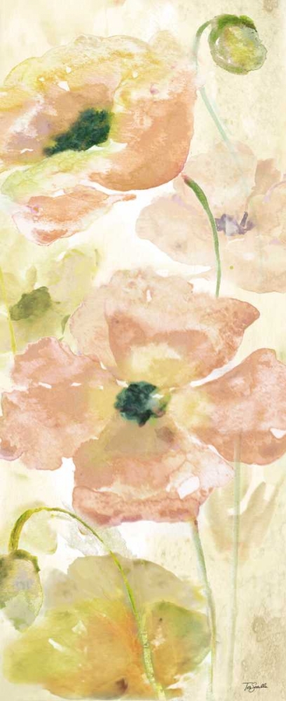 Watercolor Blush Panel I art print by Tre Sorelle Studios for $57.95 CAD