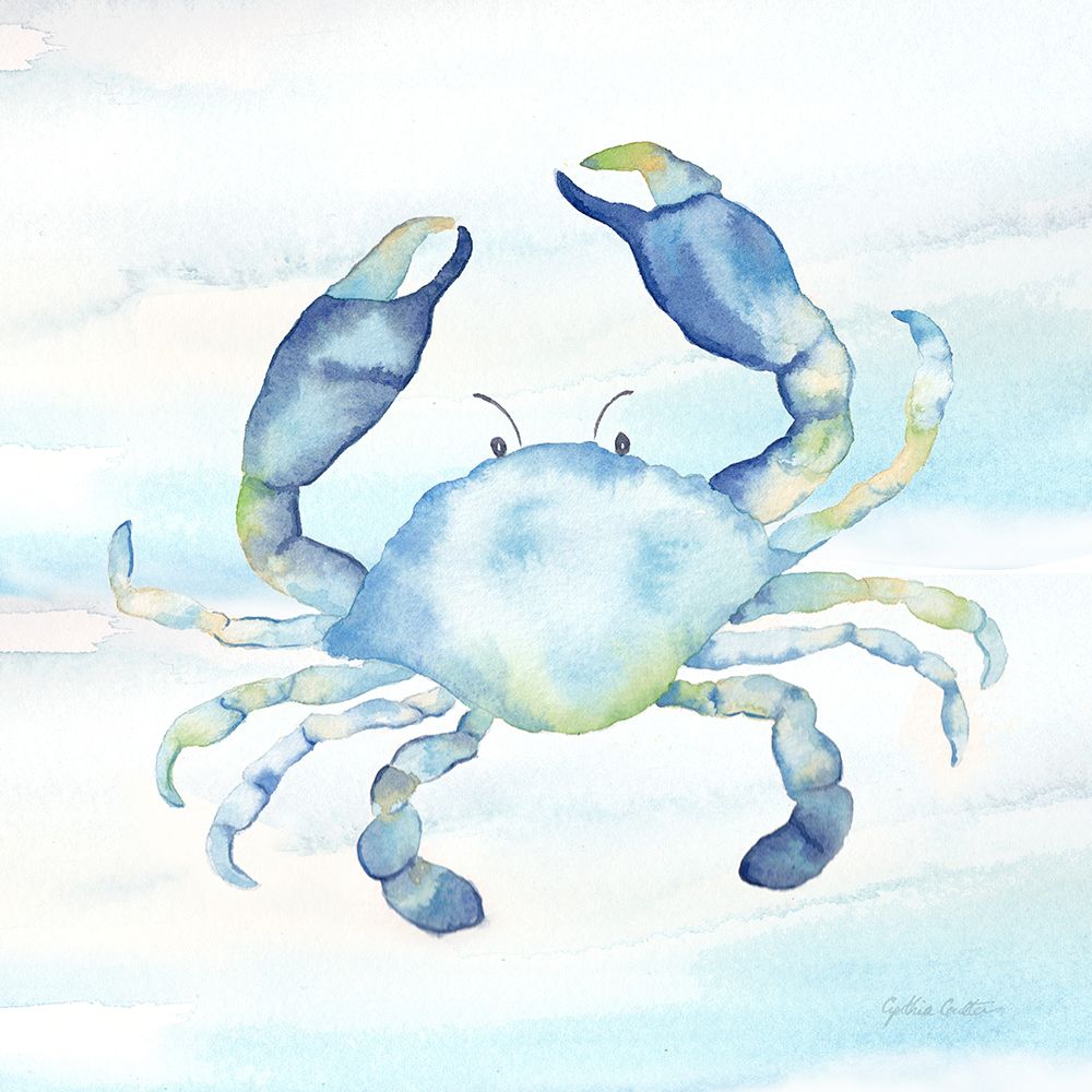 Great Blue Sea XIII art print by Cynthia Coulter for $57.95 CAD