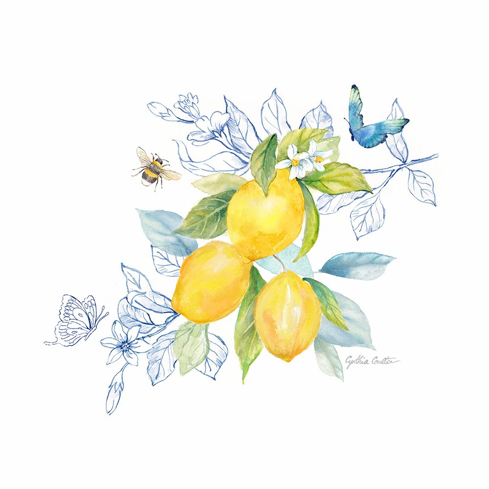 Lemon Sketch Book III art print by Cynthia Coulter for $57.95 CAD