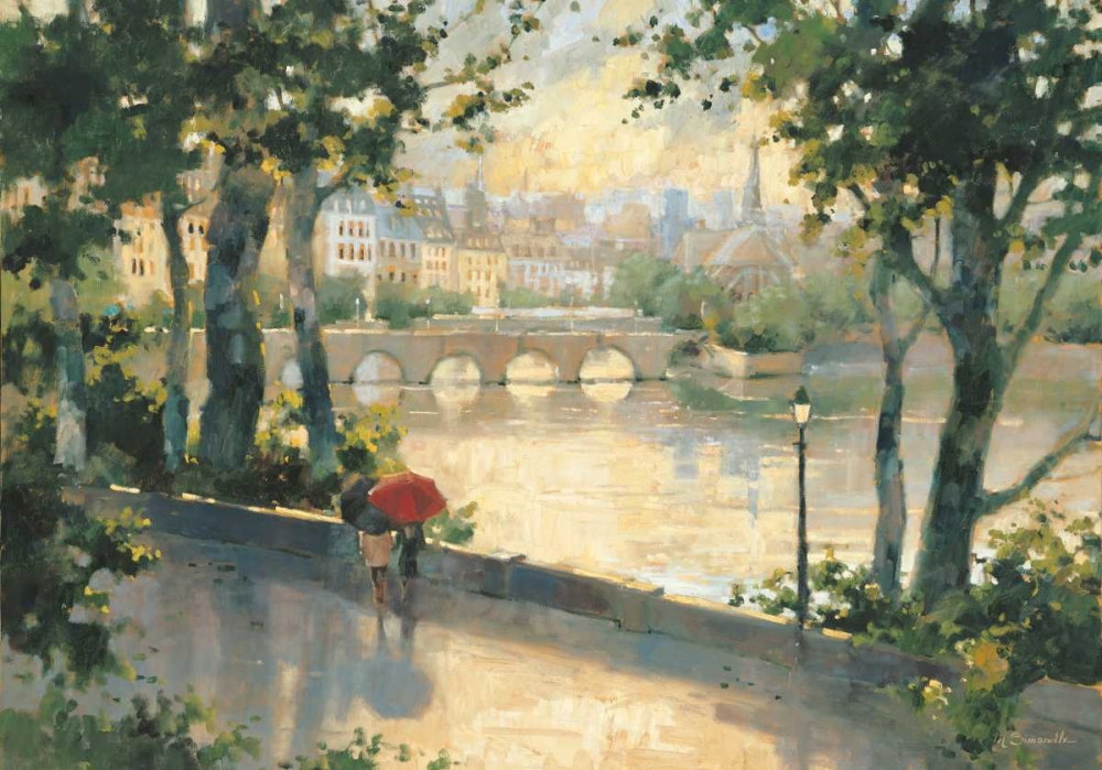 Paris Evening art print by Marilyn Simandle for $57.95 CAD