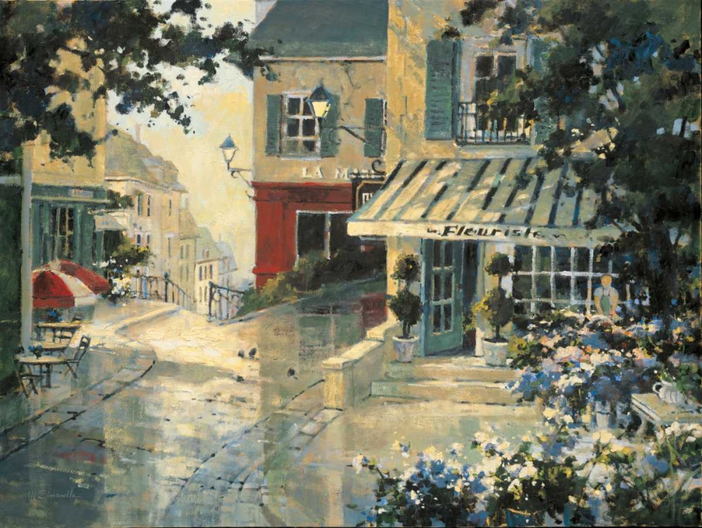 Village Florist art print by Marilyn Simandle for $57.95 CAD