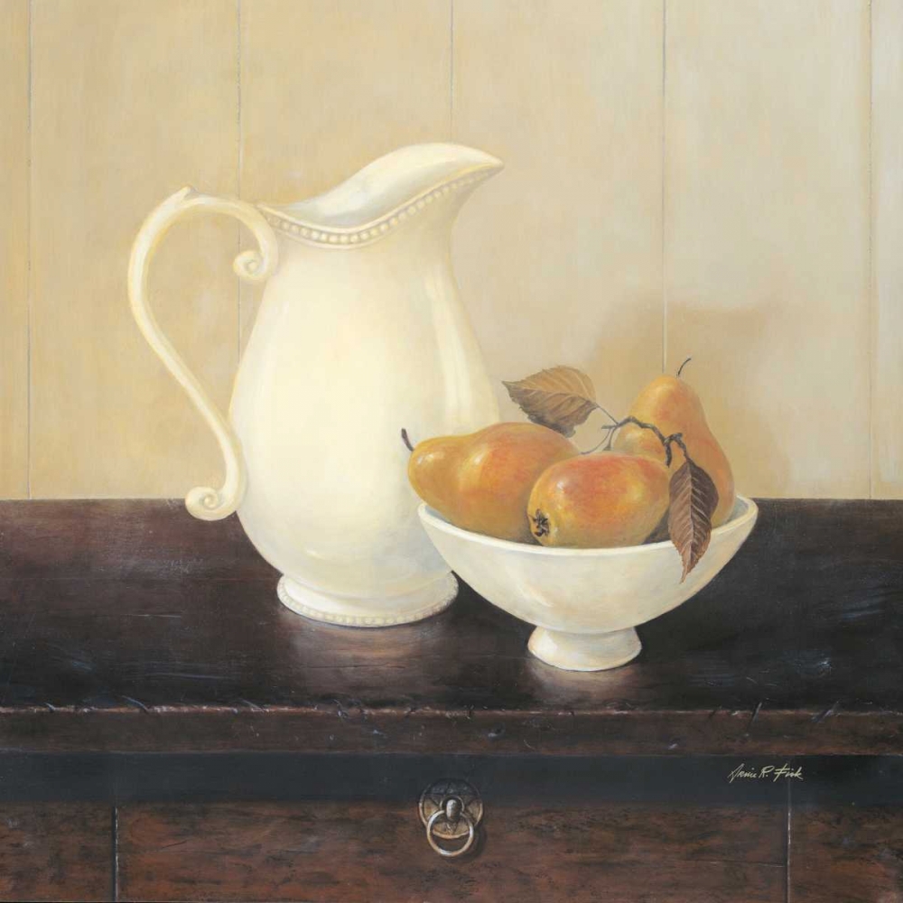Creamware with Pears art print by Arnie Fisk for $57.95 CAD