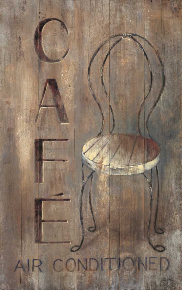 Bistro Chair art print by Arnie Fisk for $57.95 CAD