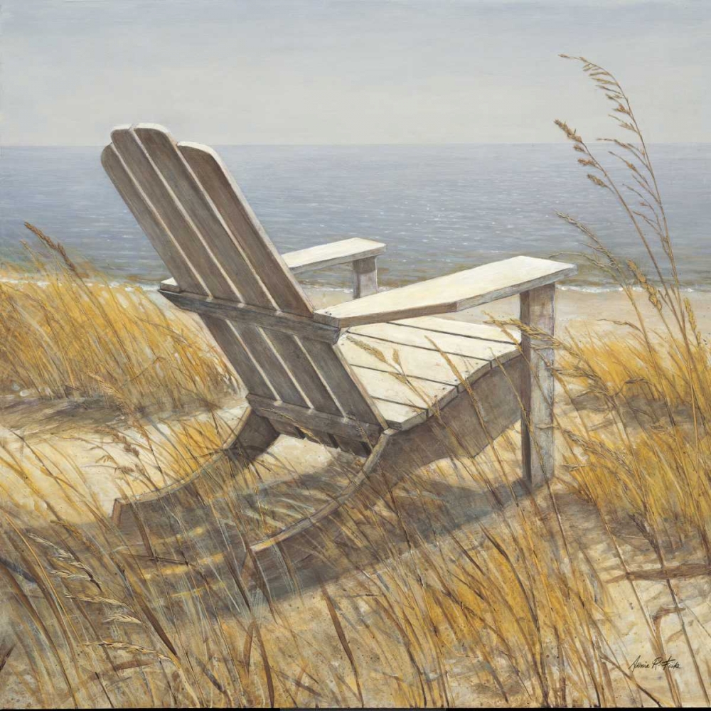 Shoreline Chair art print by Arnie Fisk for $57.95 CAD