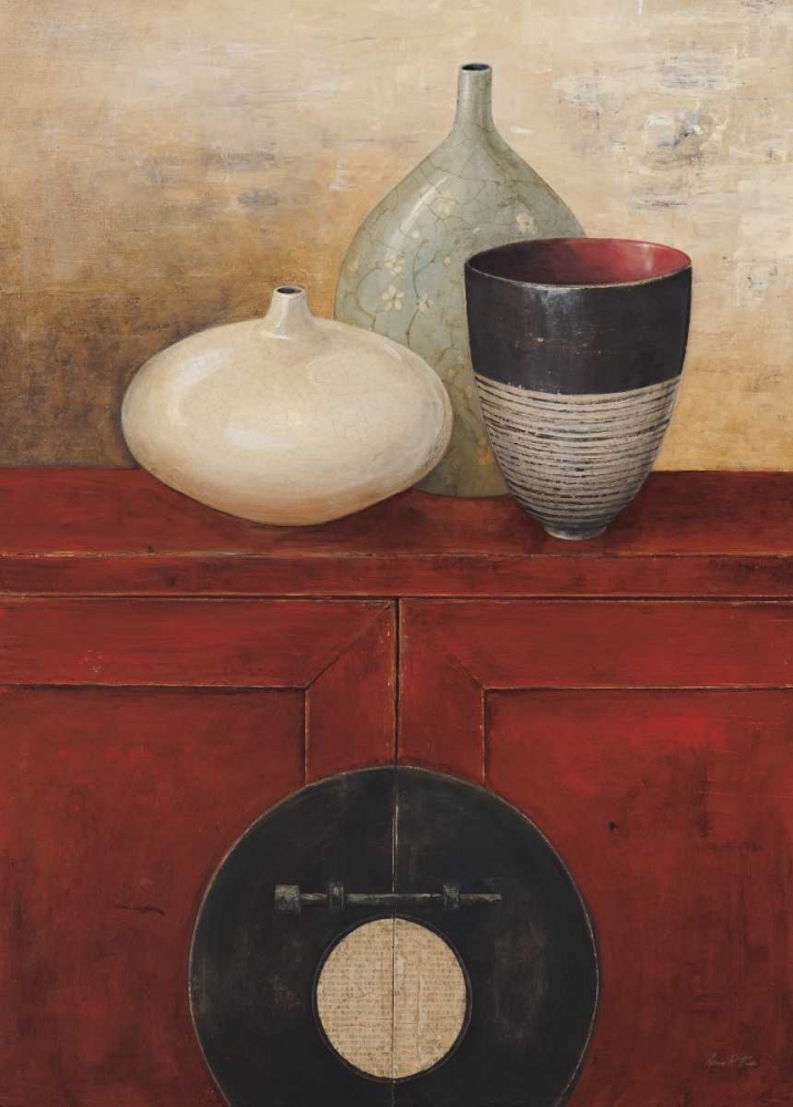 Asian Armoire - Rouge art print by Arnie Fisk for $57.95 CAD