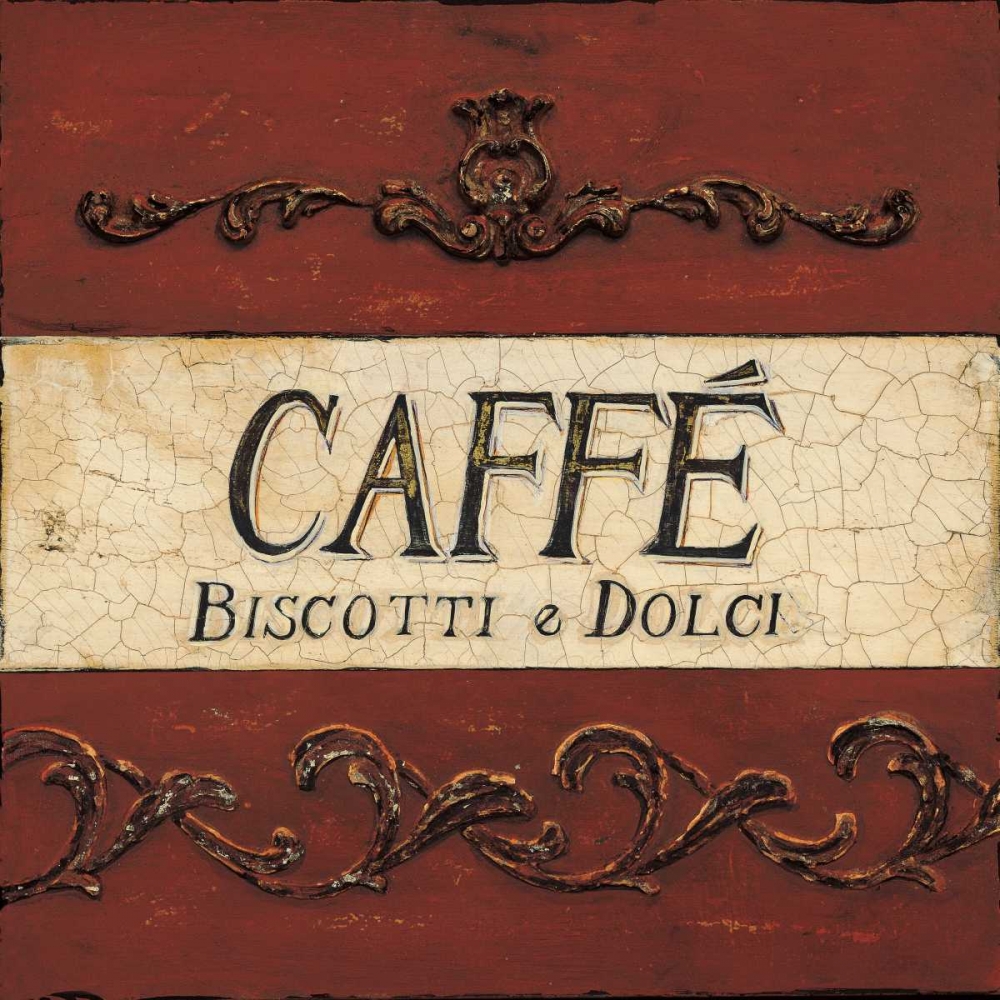 Caffe Biscotti Plaque art print by Arnie Fisk for $57.95 CAD