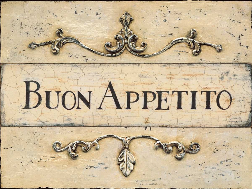 Buon Appetito Plaque art print by Arnie Fisk for $57.95 CAD