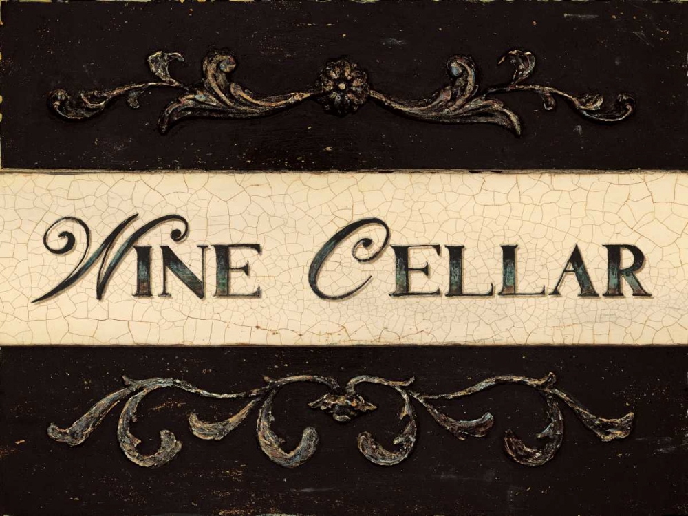 Wine Cellar Plaque art print by Arnie Fisk for $57.95 CAD