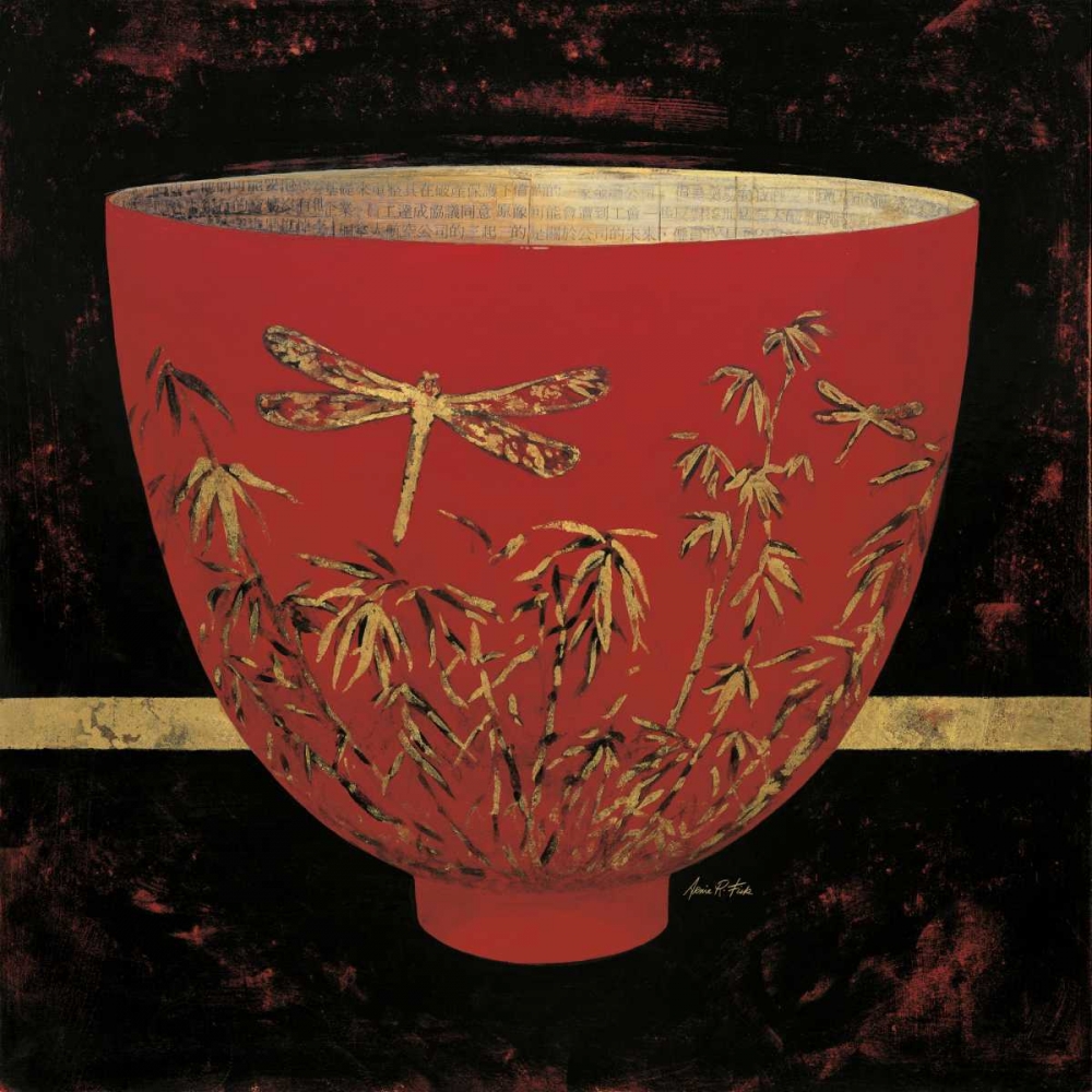 Dragonfly Bowl art print by Arnie Fisk for $57.95 CAD