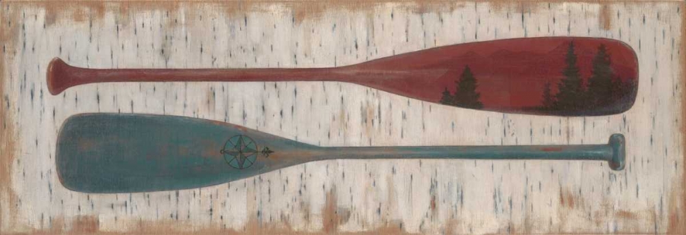 Paddles on Birchbark art print by Arnie Fisk for $57.95 CAD