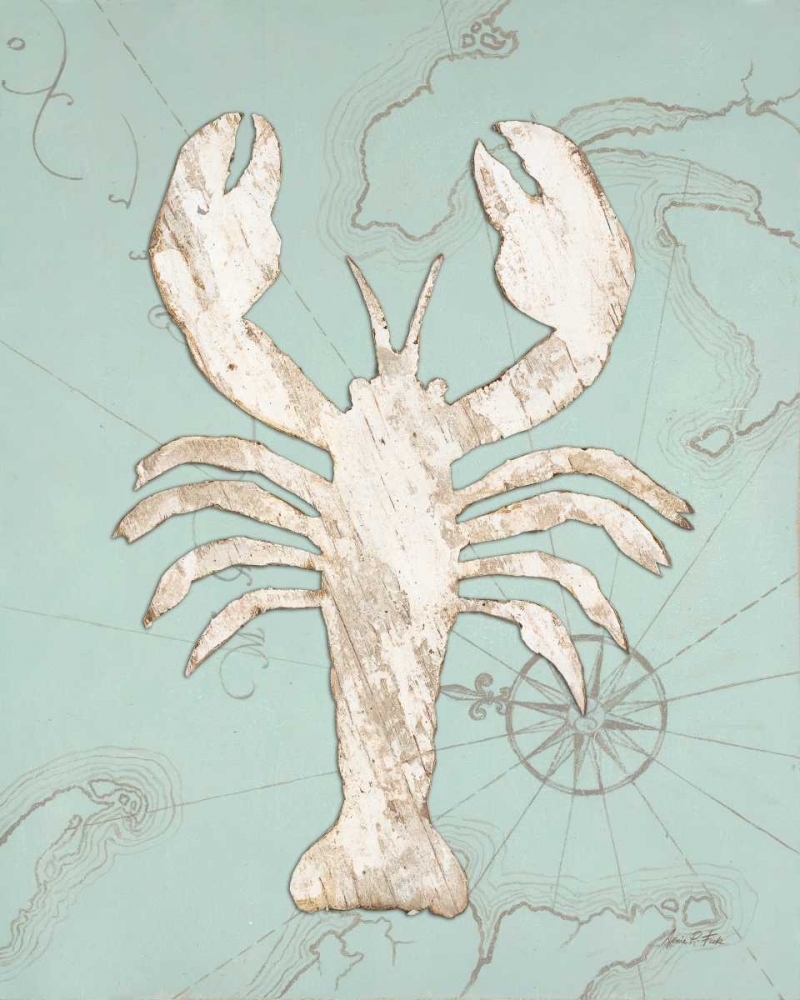 Coastal Lobster art print by Arnie Fisk for $57.95 CAD