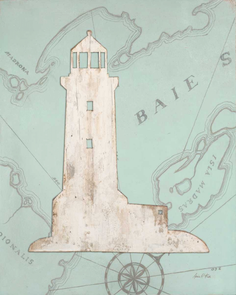 Coastal Lighthouse art print by Arnie Fisk for $57.95 CAD