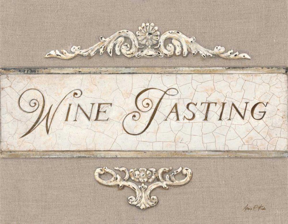 Linen Wine Tasting art print by Arnie Fisk for $57.95 CAD