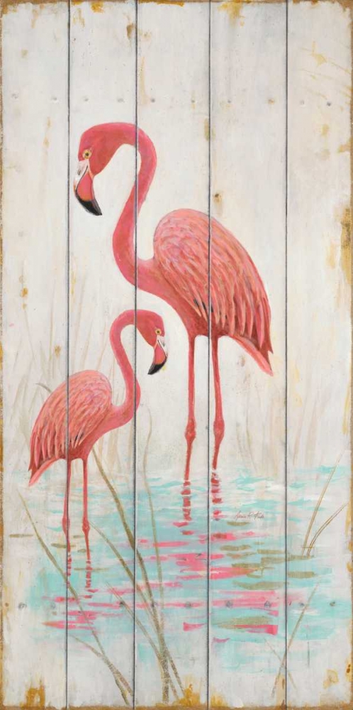 Flamingo Duo art print by Arnie Fisk for $57.95 CAD