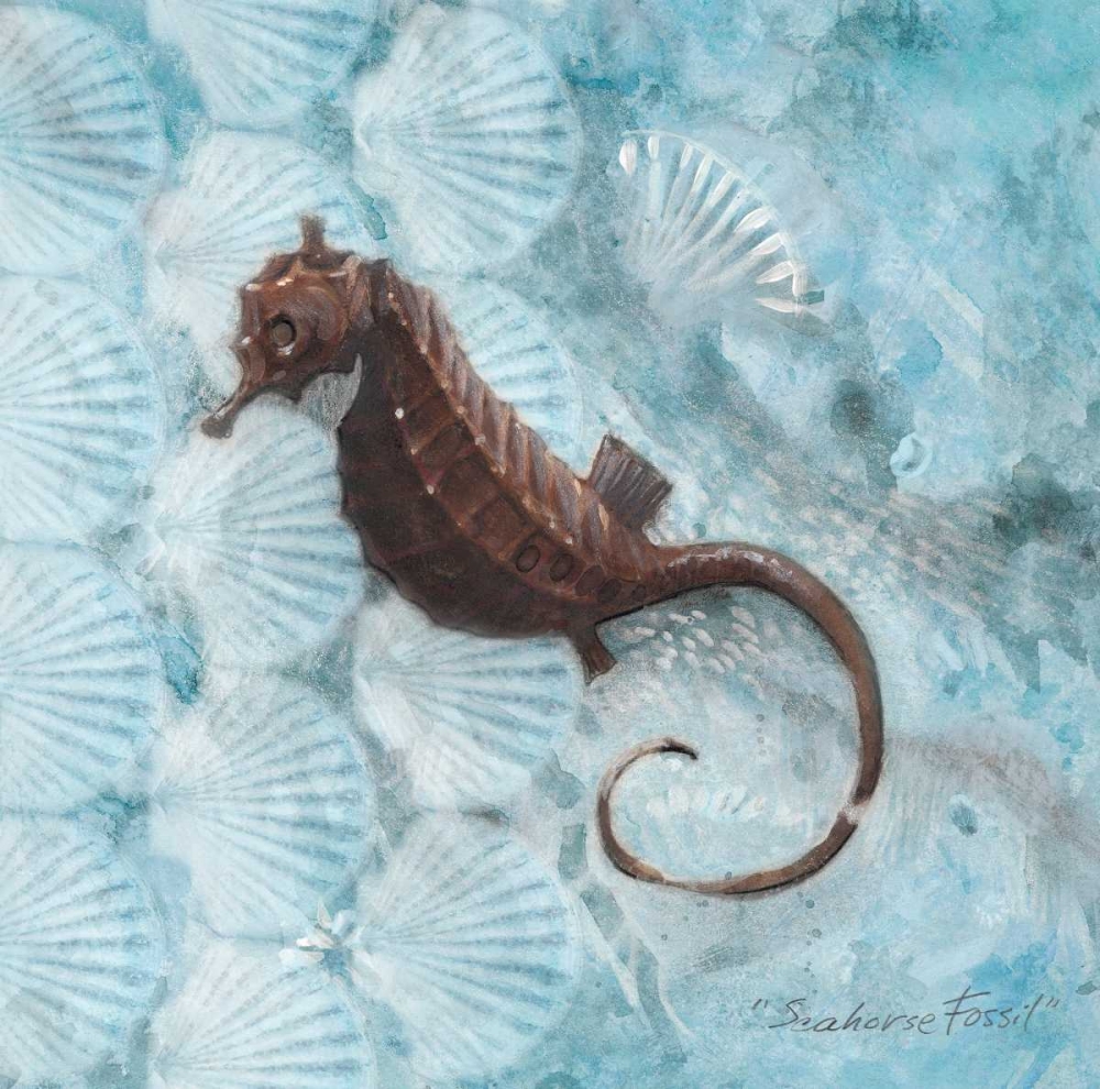 Seahorse Fossil art print by Arnie Fisk for $57.95 CAD