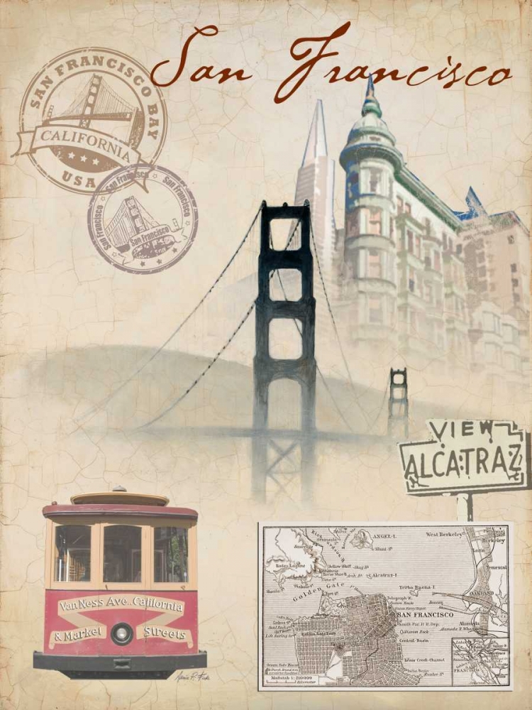 Travel San Francisco art print by Arnie FISK for $57.95 CAD