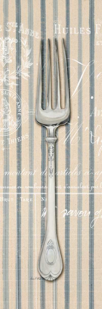 Pin Stripe Fork art print by Arnie Fisk for $57.95 CAD