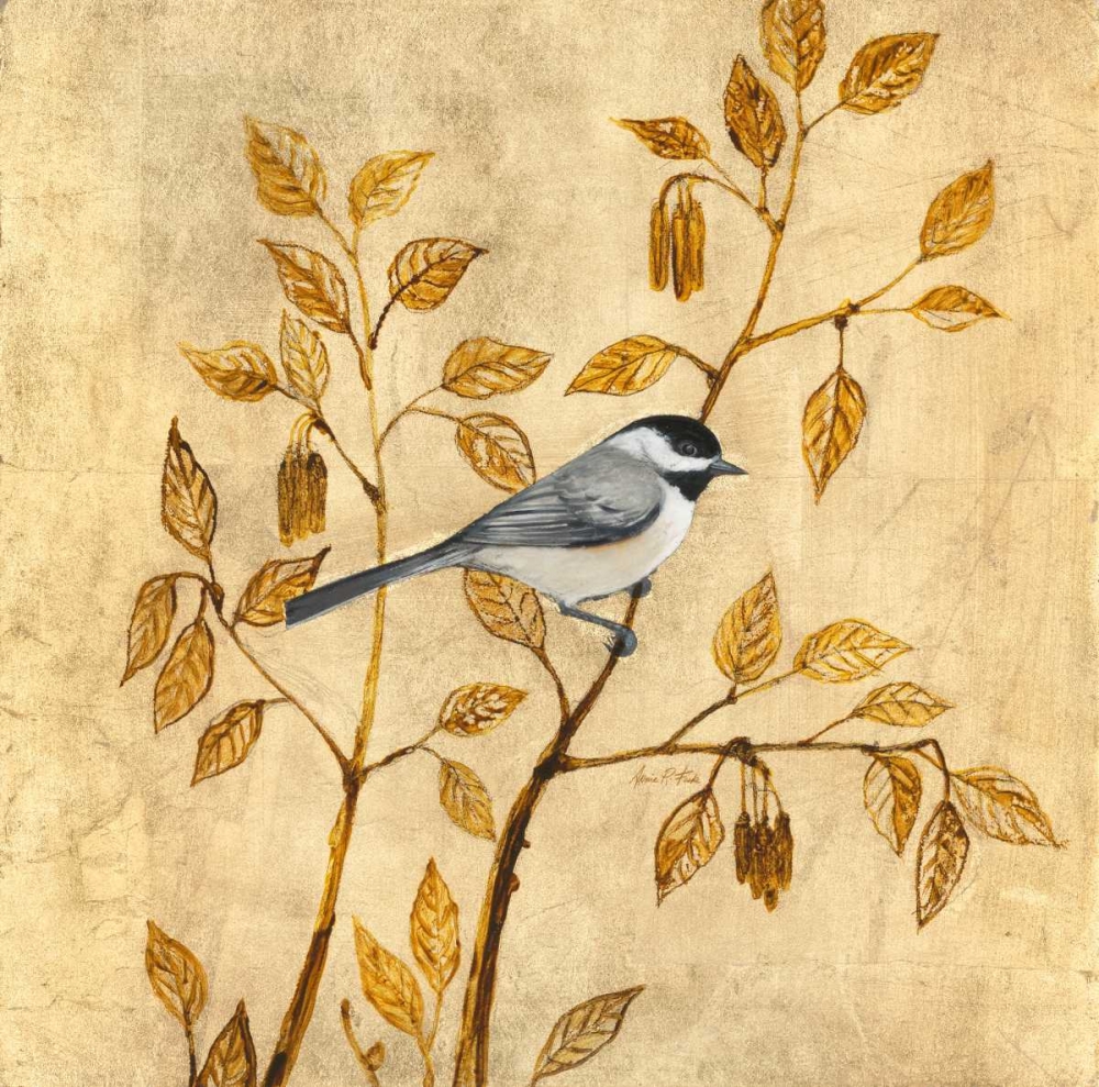 Golden Chickadee art print by Arnie Fisk for $57.95 CAD