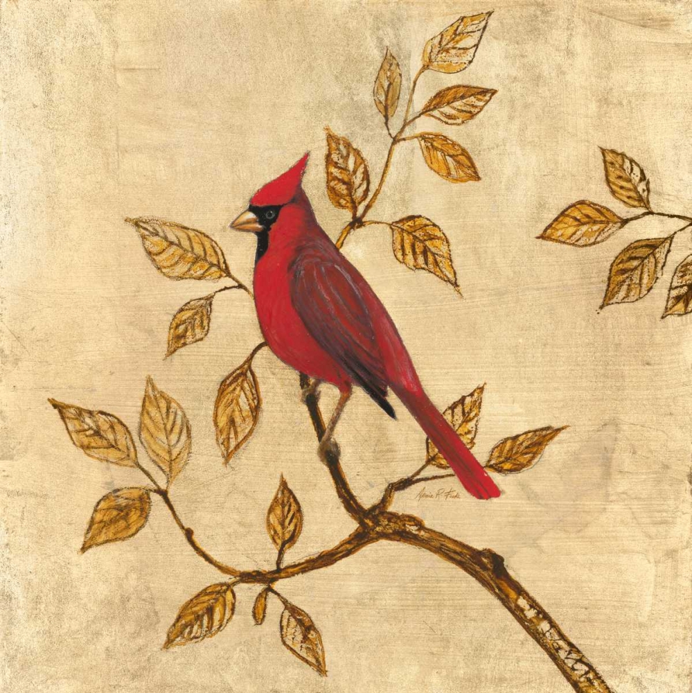 Golden Cardinal art print by Arnie Fisk for $57.95 CAD