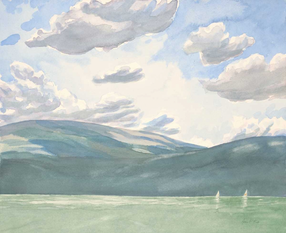 Ocean Sailing 1 art print by Arnie FISK for $57.95 CAD