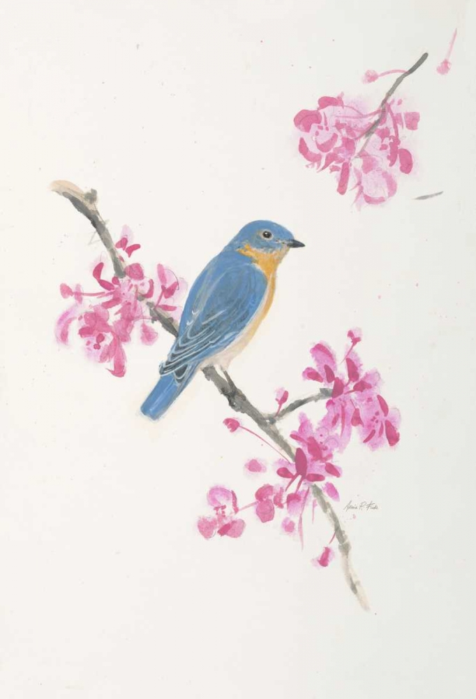 Bird in Blue art print by Arnie FISK for $57.95 CAD