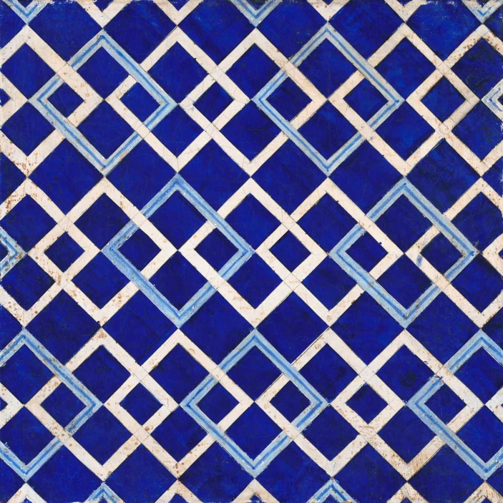 Lapis Diamond Tile art print by Arnie Fisk for $57.95 CAD