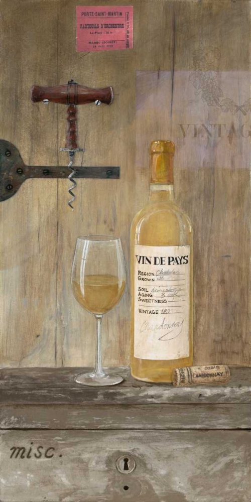 A Good Vintage - White art print by Arnie Fisk for $57.95 CAD