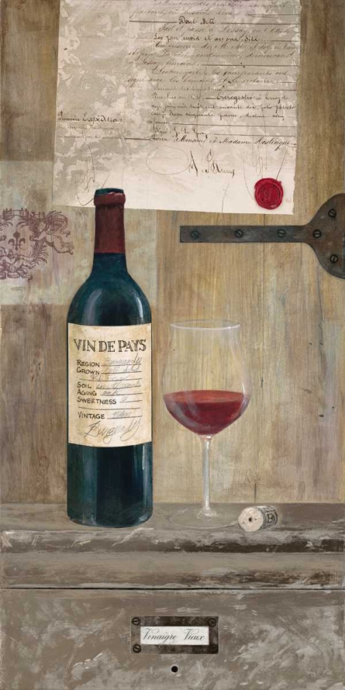 A Good Vintage - Red art print by Arnie Fisk for $57.95 CAD