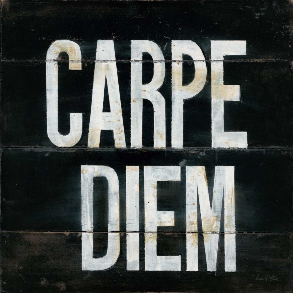 Industrial Chic Carpe Diem art print by Arnie Fisk for $57.95 CAD