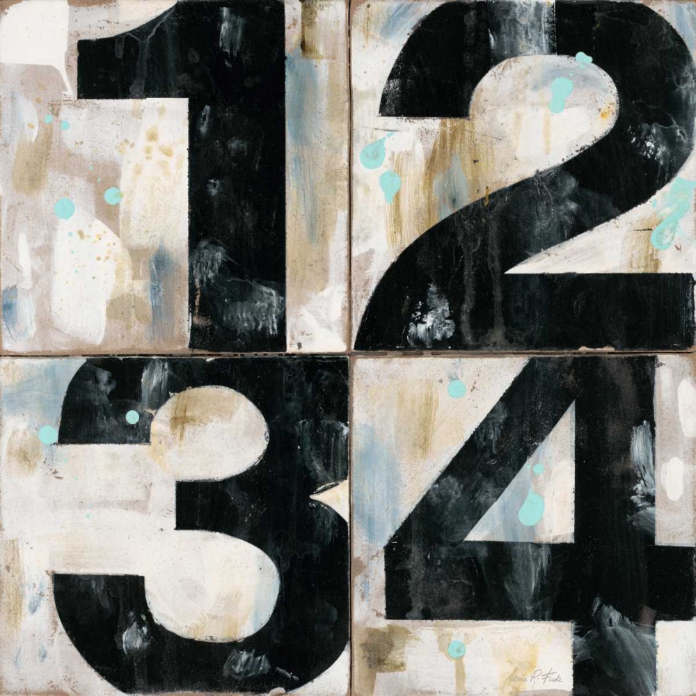 Industrial Chic Numbers art print by Arnie Fisk for $57.95 CAD