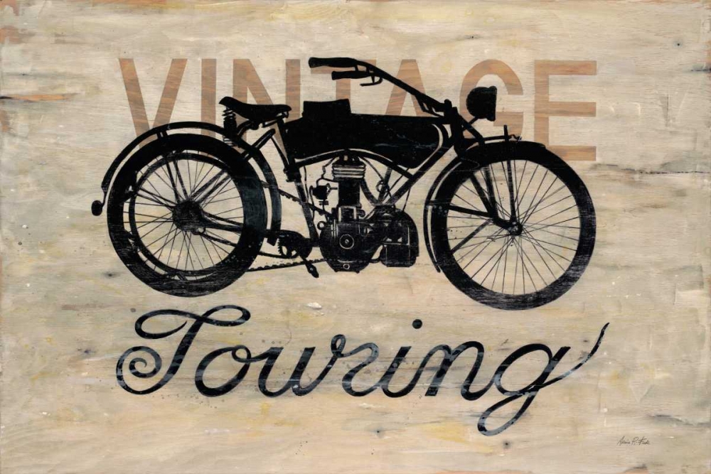 Vintage Touring Bike art print by Arnie Fisk for $57.95 CAD