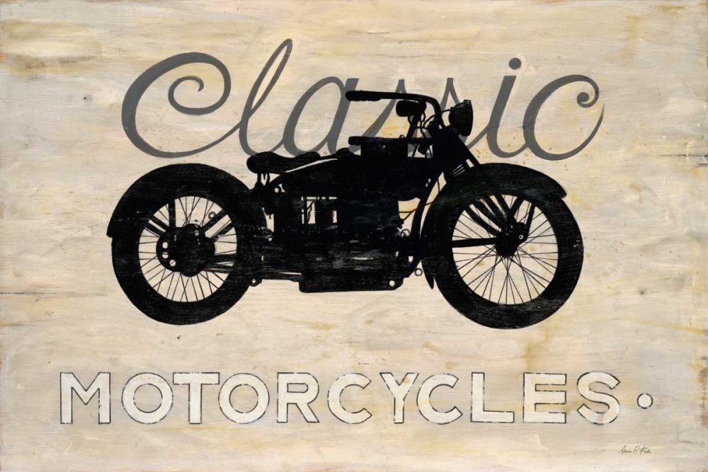 Classic Motorcycle art print by Arnie Fisk for $57.95 CAD