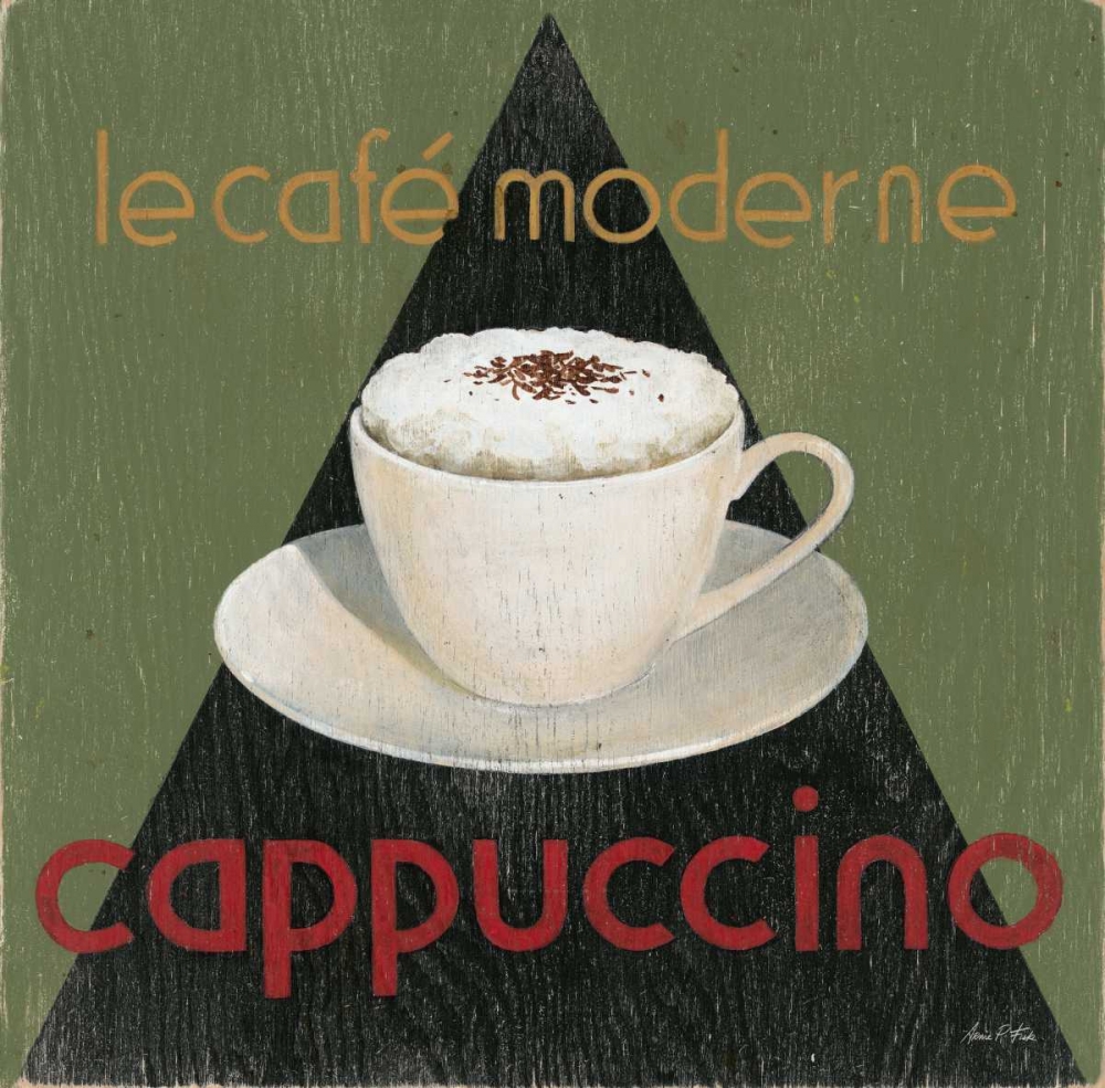 Cafe Moderne Cappuccino art print by Arnie Fisk for $57.95 CAD