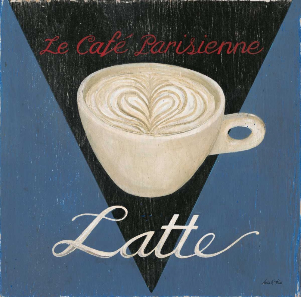 Cafe Parisienne Latte art print by Arnie Fisk for $57.95 CAD