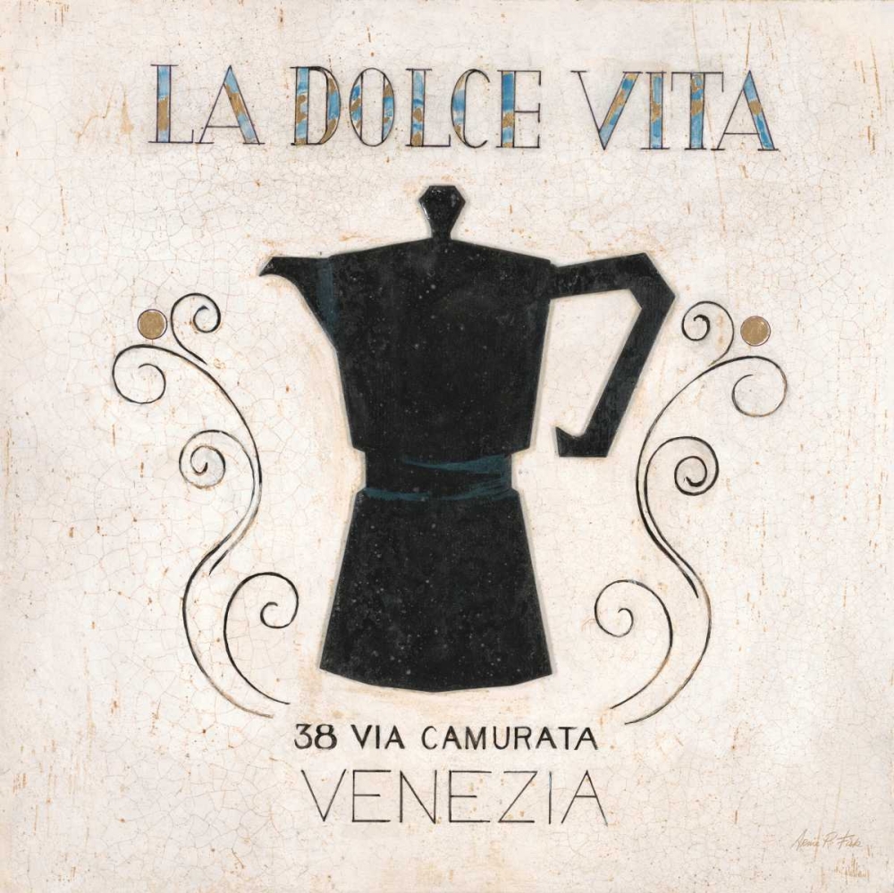 La Dolce Vita Coffee art print by Arnie Fisk for $57.95 CAD