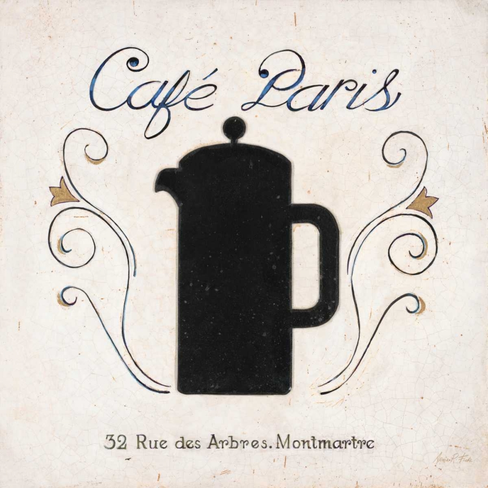 Cafe Paris Coffee art print by Arnie Fisk for $57.95 CAD